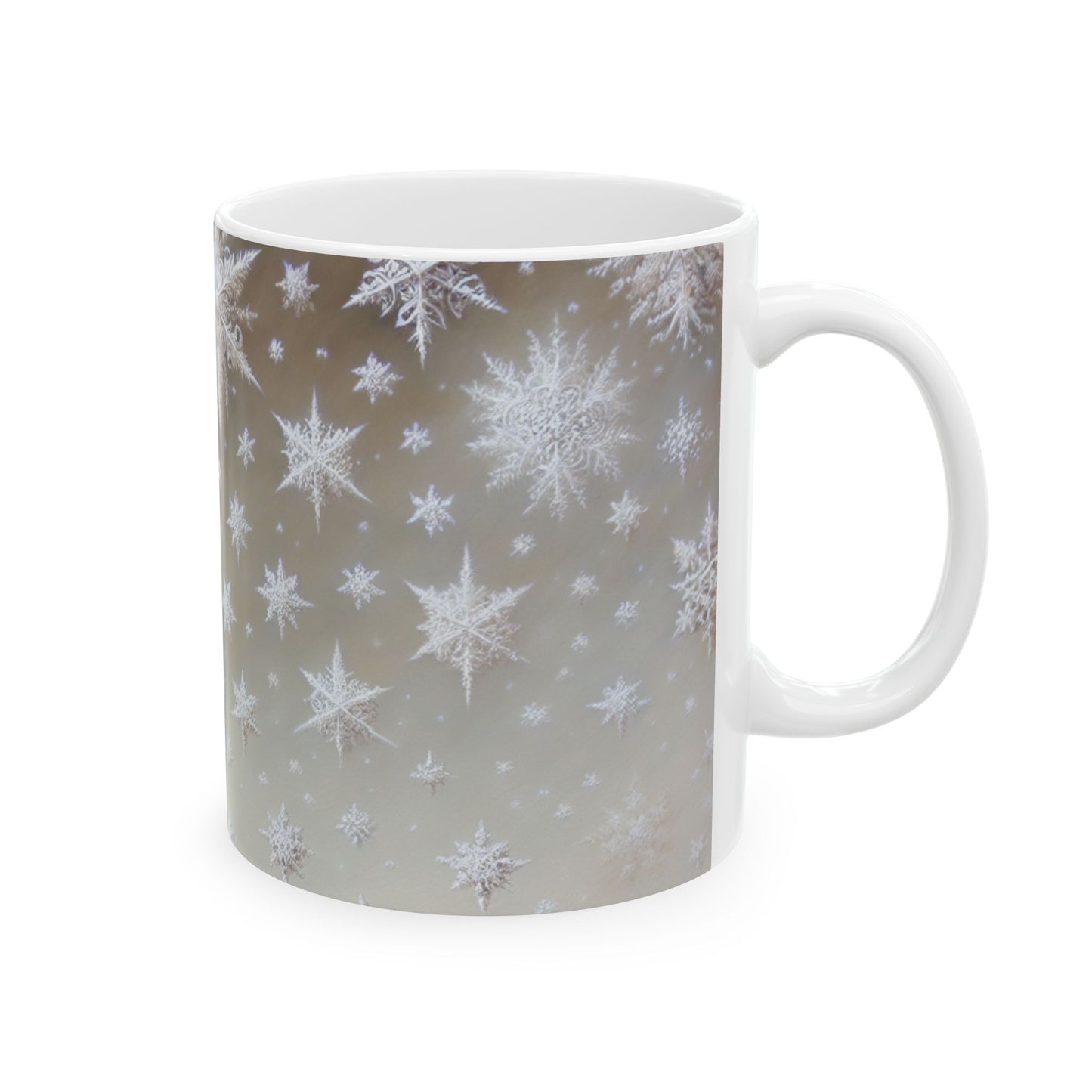 Silver Snowflake Magic Mug (11, 15oz)