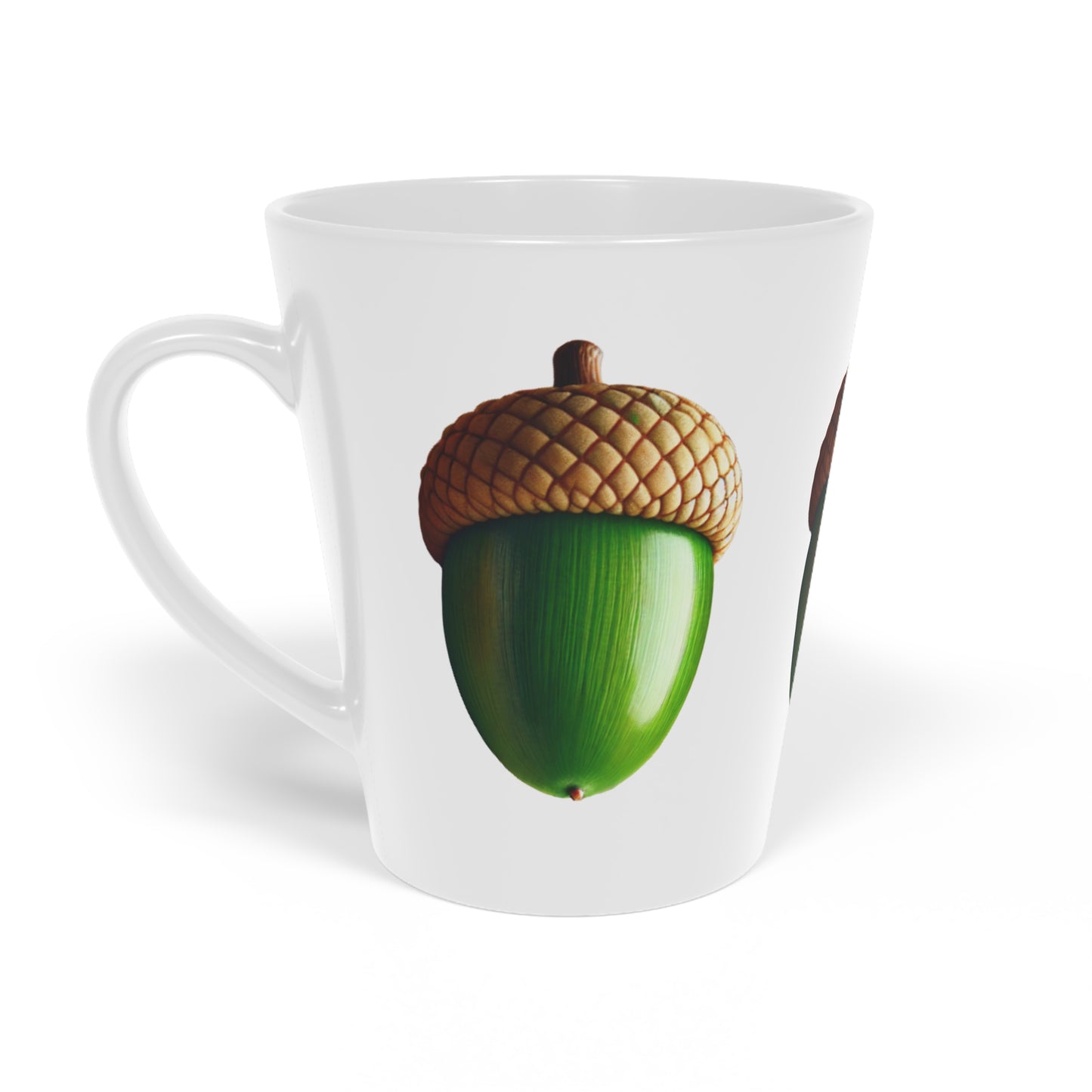 The Green Acorn Latte Mug, 12oz