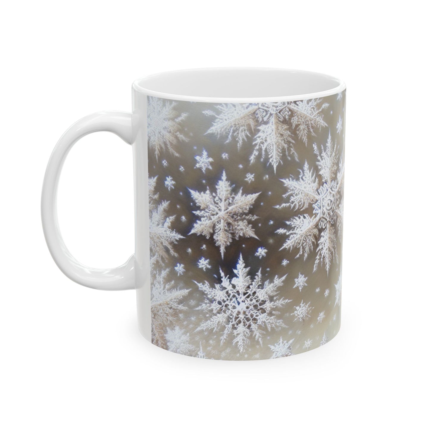 Silver Snowflake Magic Mug (11, 15oz)