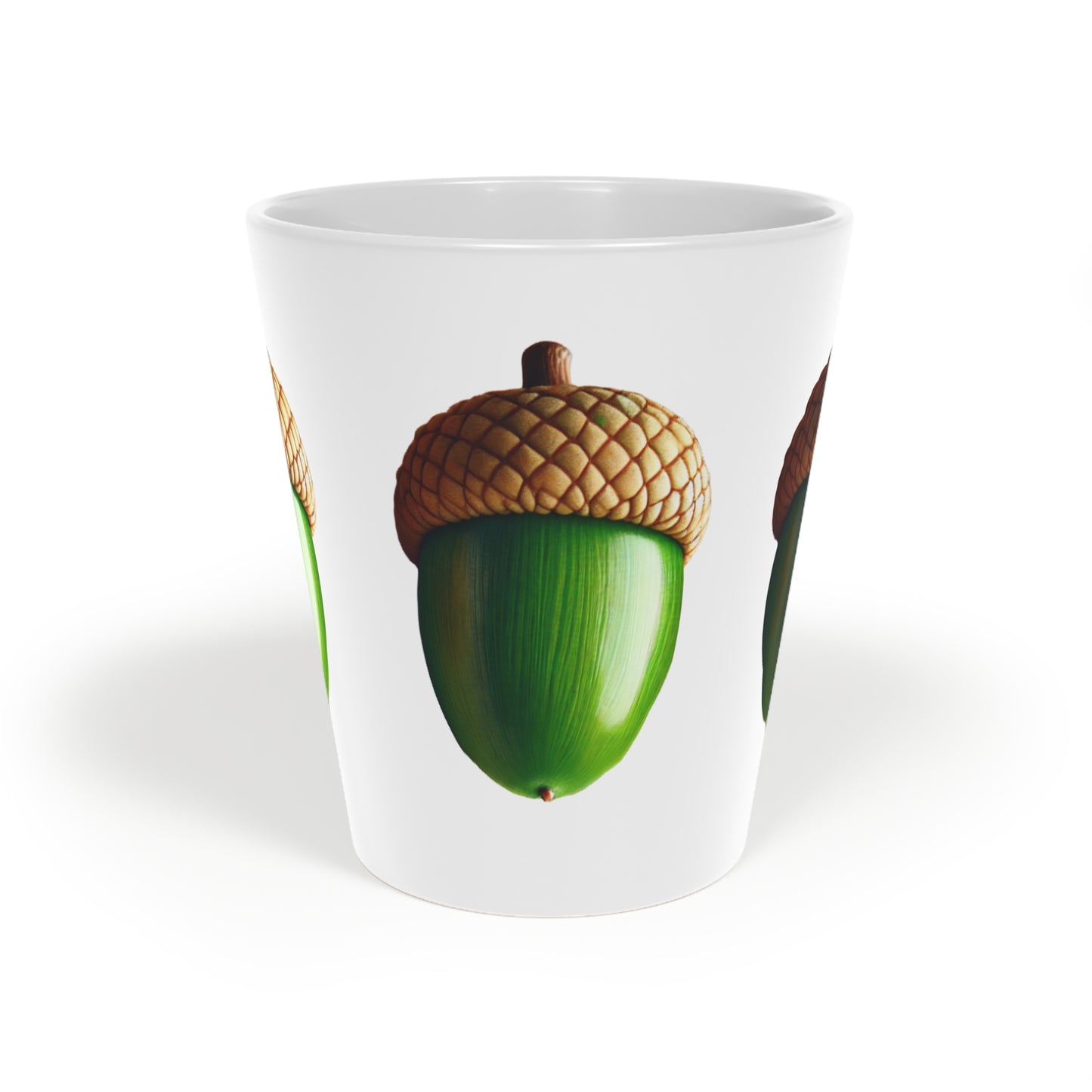 The Green Acorn Latte Mug, 12oz