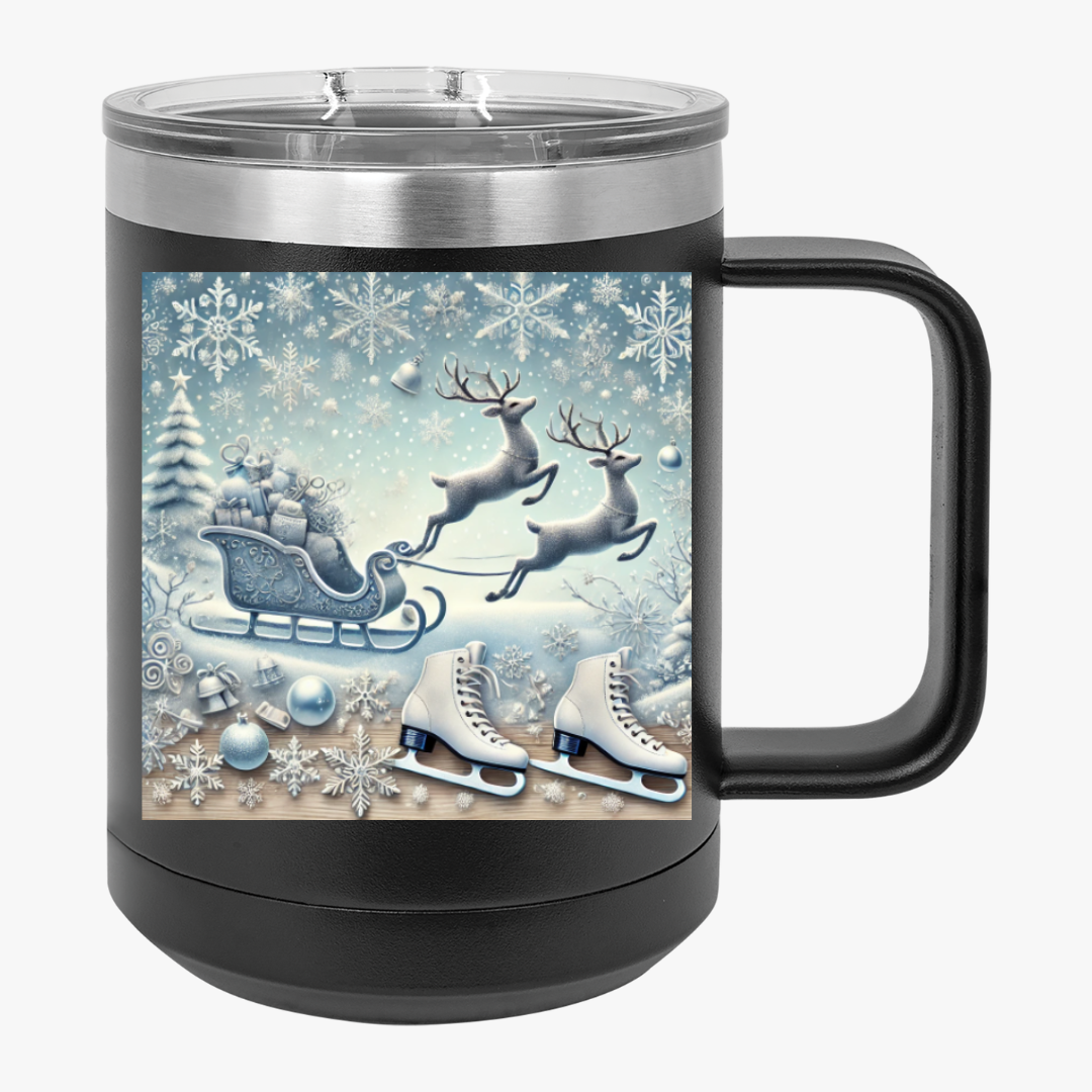 Winter Wonderland Coffee Mug Tumbler, 15oz