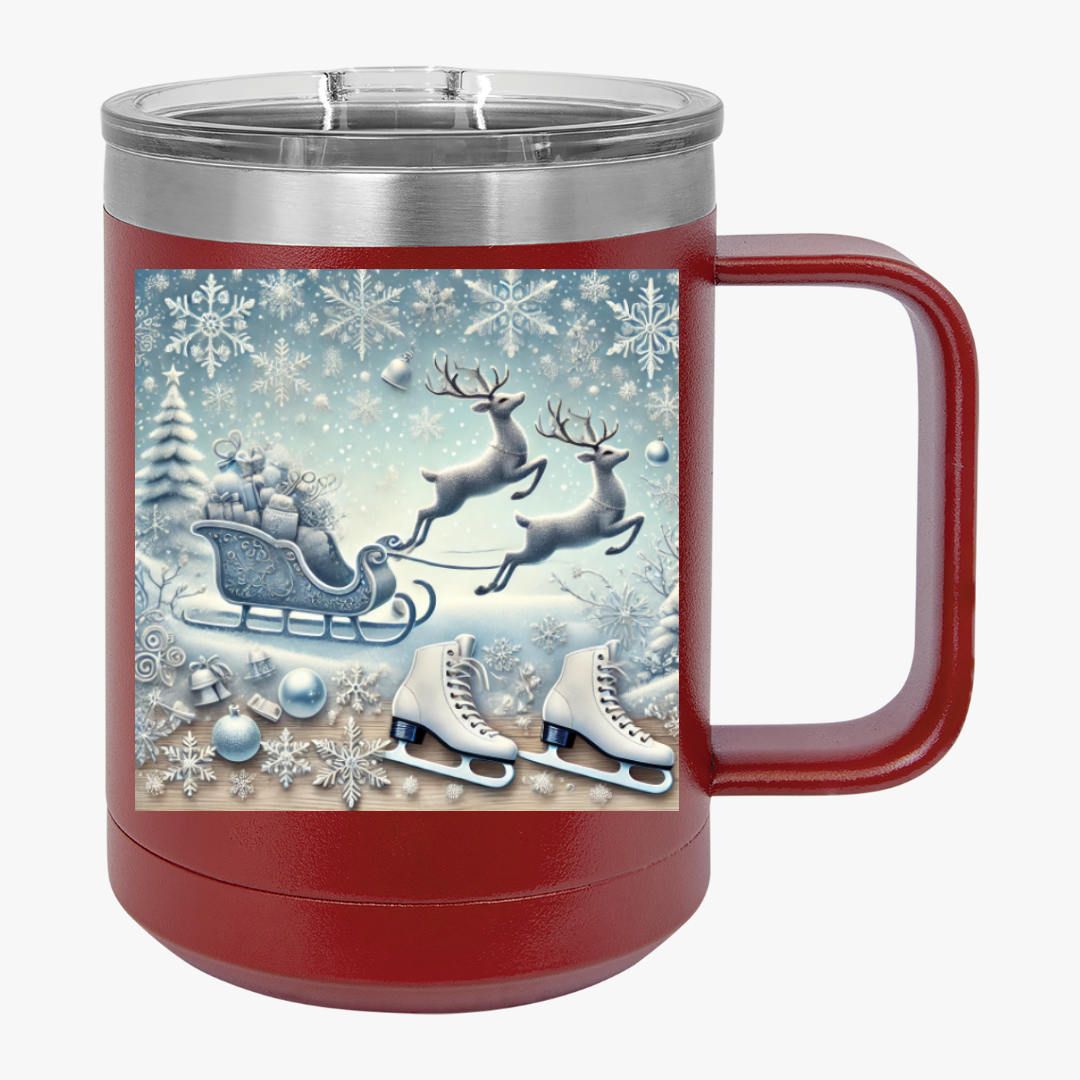 Winter Wonderland Coffee Mug Tumbler, 15oz