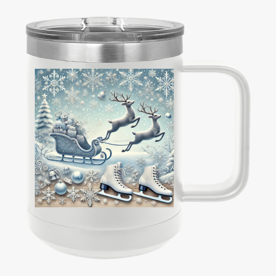 Winter Wonderland Coffee Mug Tumbler, 15oz