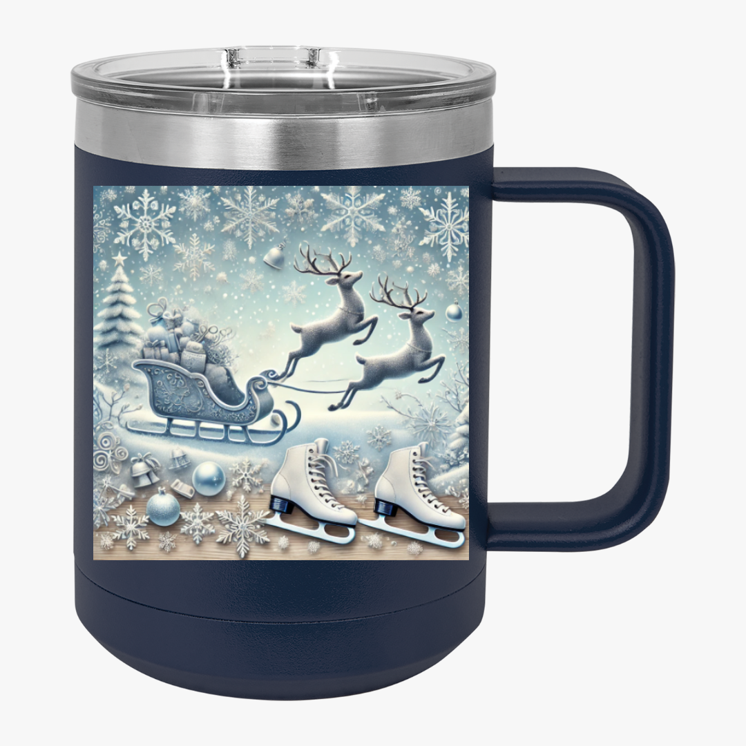 Winter Wonderland Coffee Mug Tumbler, 15oz