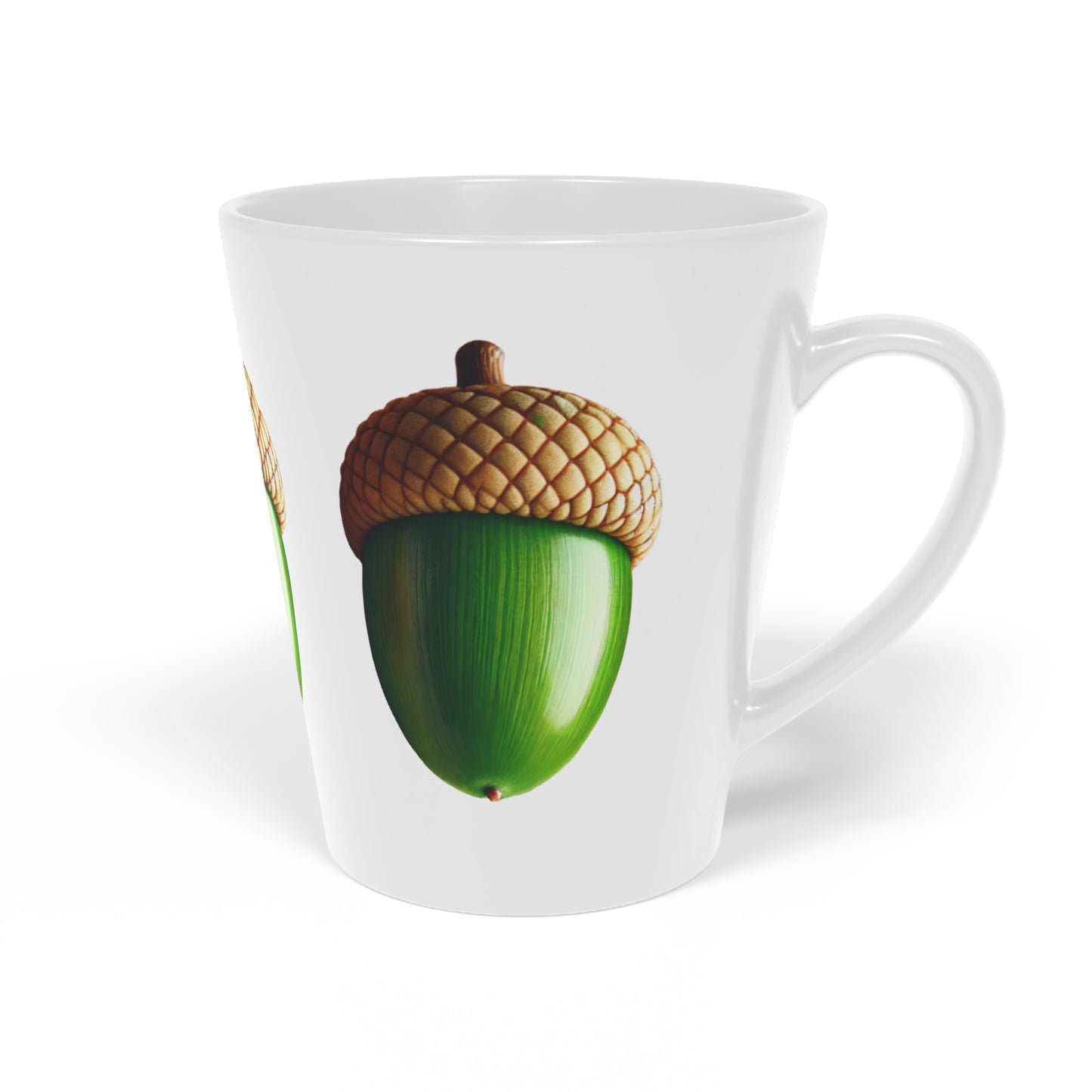 The Green Acorn Latte Mug, 12oz