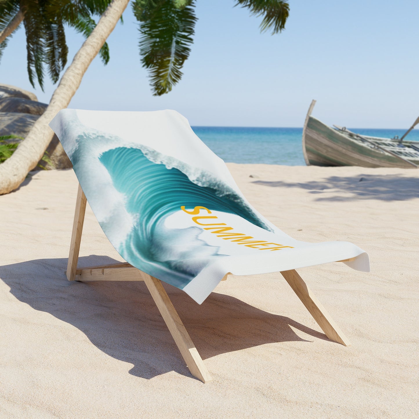 Ride the Waves of Summer Beach Towel