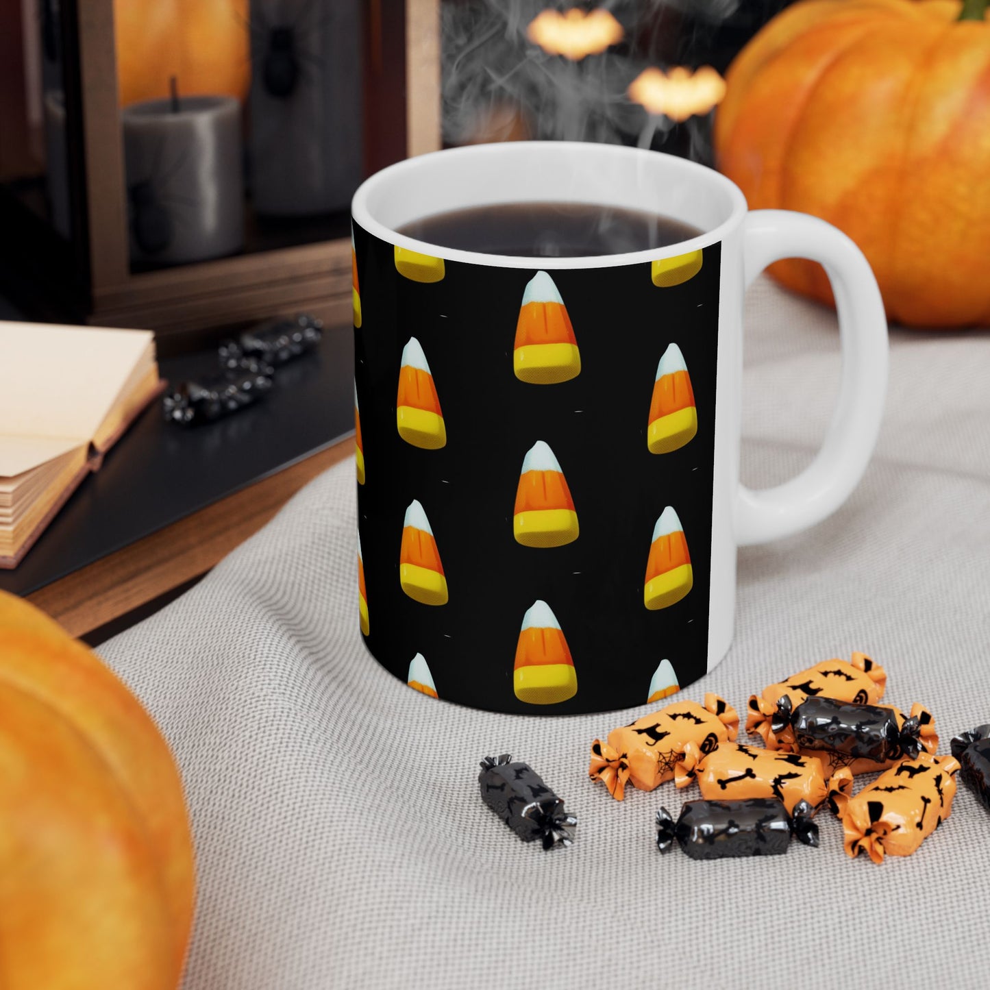 Candy Corn Delight Mug, (11oz, 15oz)