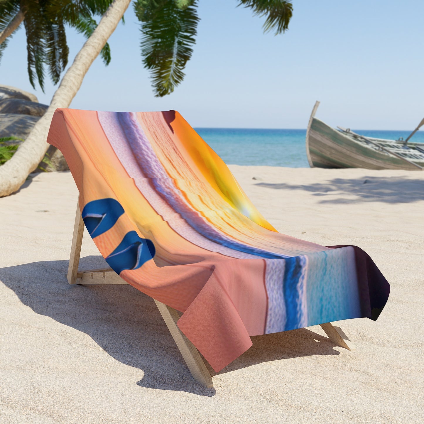 Serene Shores Beach Towel