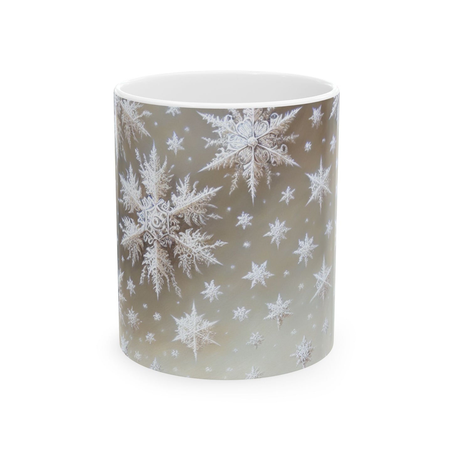 Silver Snowflake Magic Mug (11, 15oz)