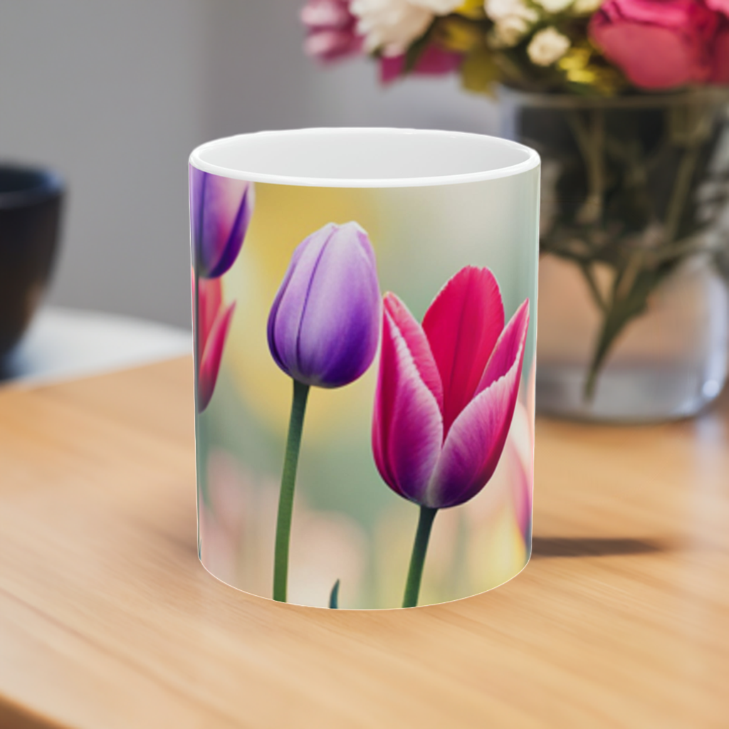 Tulip Ceramic Mug, 11oz