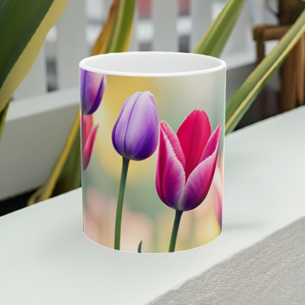 Tulip Ceramic Mug, 11oz