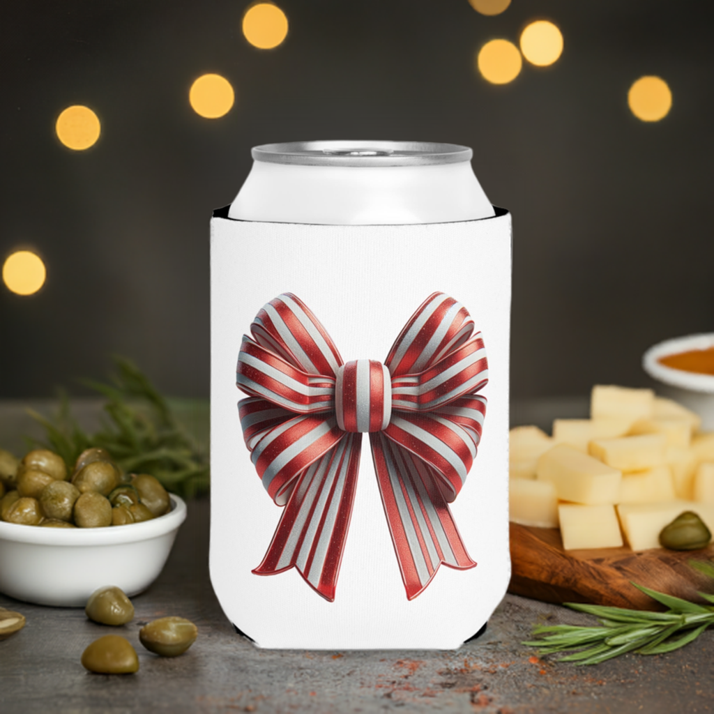 Jolly Bow Can Cooler Sleeve